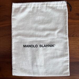 Manolo Blahnik Flannel Dustbag